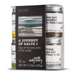 Salt Odyssey Σετ Premium Αλάτια 4x80g – Καπνιστό, Fleur de Sel, με Κουρκουμά & Μπαχαρικά, Ρίγανη & Σουσάμι | 100% Φυσικά, Χωρίς Πρόσθετα, Βραβευμένα Διεθνώς