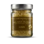 Salt Odyssey Gourmet Θαλασσινό Αλάτι Μεσολογγίου με Λεμόνι και Μουστάρδα – Βραβευμένο Αλάτι σε Γυάλινο Βαζάκι 100g