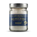 Salt Odyssey Νιφάδες Θαλασσινού Αλατιού Μεσολογγίου σε Γυάλινο Βαζάκι 100g – Χωρίς Πρόσθετα
