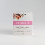 KATHARIA BITTER ALMOND HONEY Hand Poured Candle Plant-Based Wax