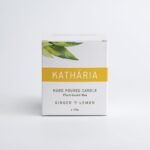 KATHARIA GINGER LEMON HONEY Hand Poured Candle Plant-Based Wax