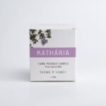 KATHARIA THYME HONEY Hand Poured Candle Plant-Based Wax